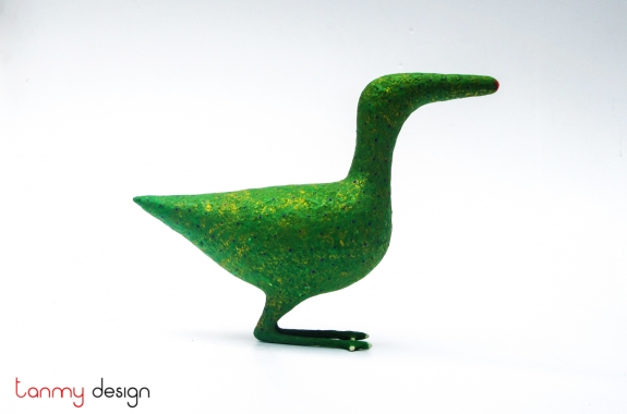 Green bird pulp statue #3